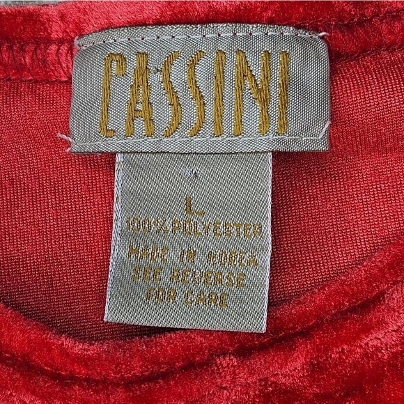 Cassini 80s Classic Orange Crushed Velvet Scoop Neck Funky Fun Festive Blouse - Picture 4 of 8